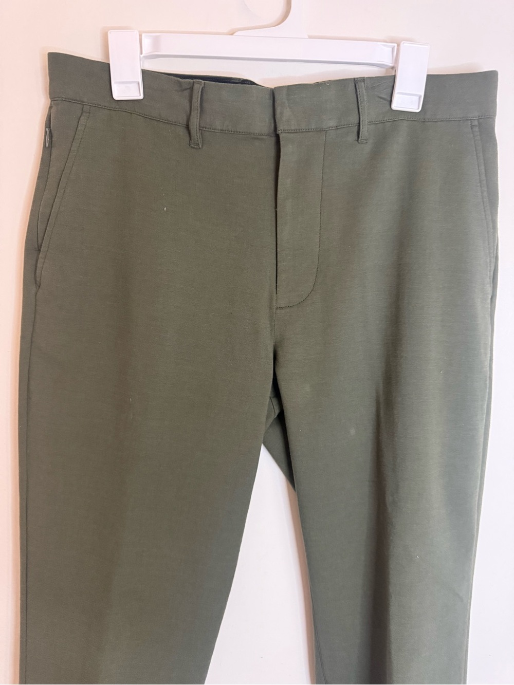 Goodfellow & Co Olive Chino Pants Stretch and Slim - Picture 3 of 5